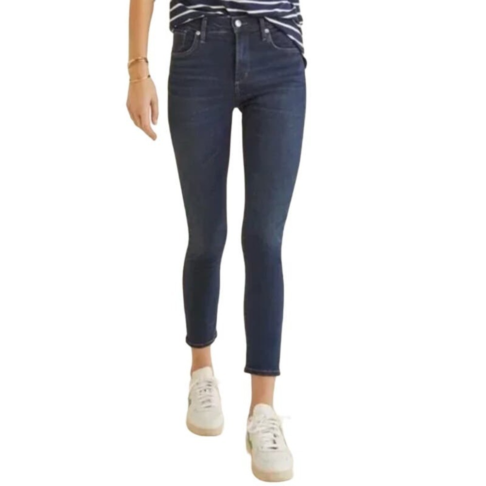Agolde Sophie High Rise Skinny Crop Jeans in Blue, Size 26​​​​​